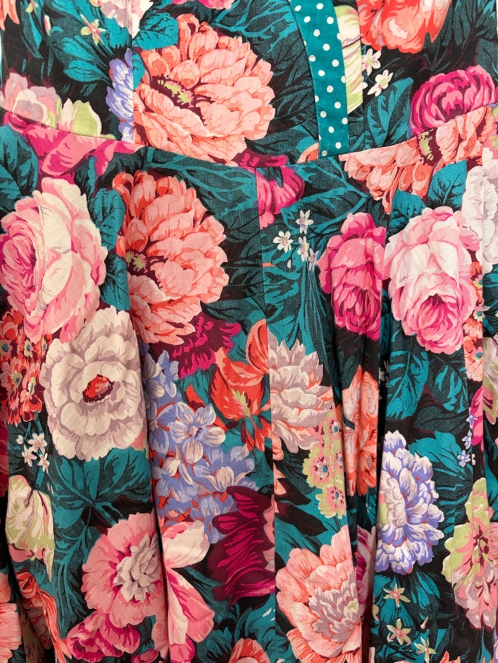 Vintage First Focus Floral Halter Dress - Picture 3 of 7
